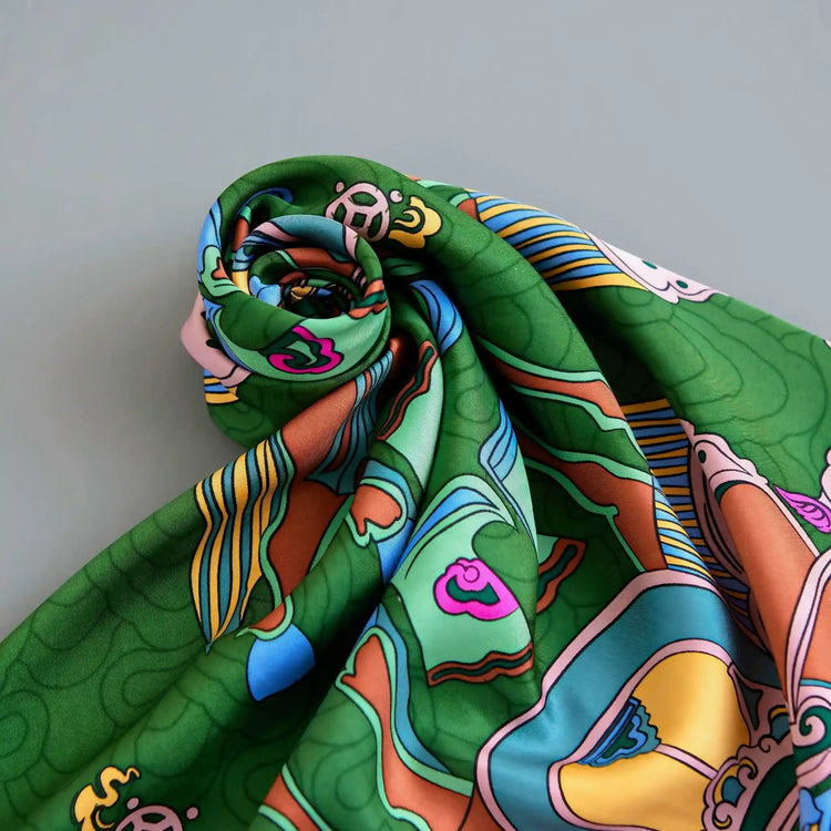 Happy Horse Silk Scarf