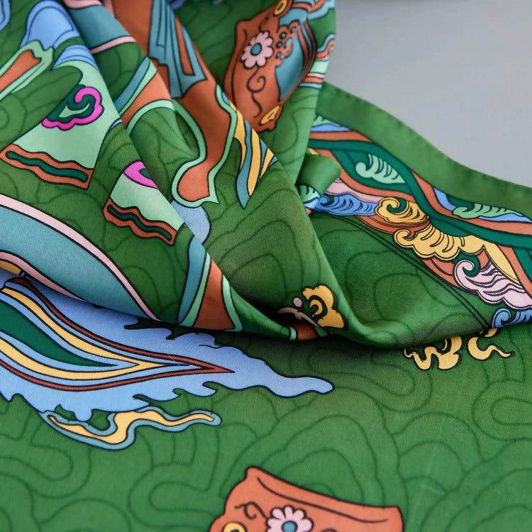Happy Horse Silk Scarf
