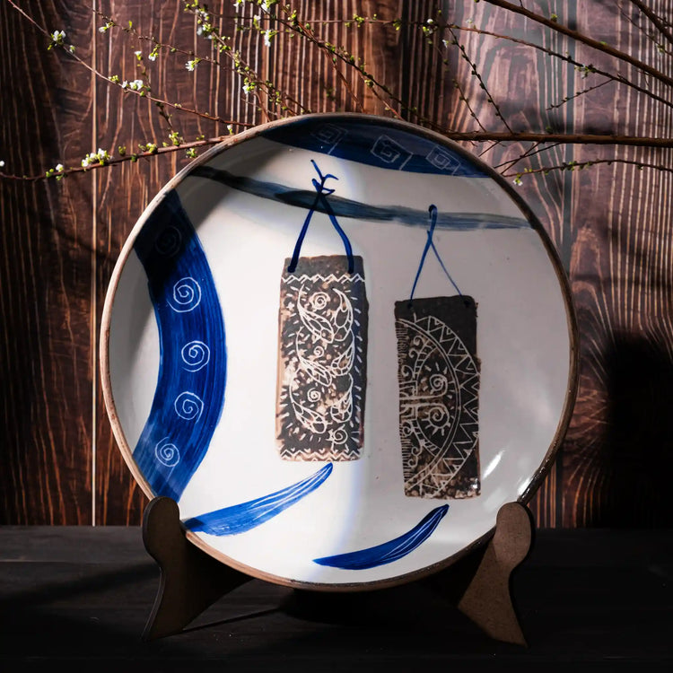 Unique Ceramic Plate Set - Northwest Soul #17