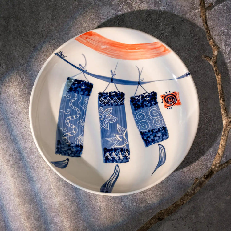 Unique Ceramic Plate Set - Forest Breeze