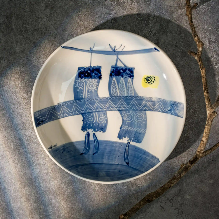 Unique Ceramic Plate Set - Forest Breeze