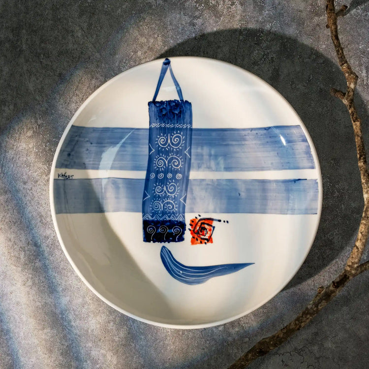 Unique Ceramic Plate Set - Forest Breeze