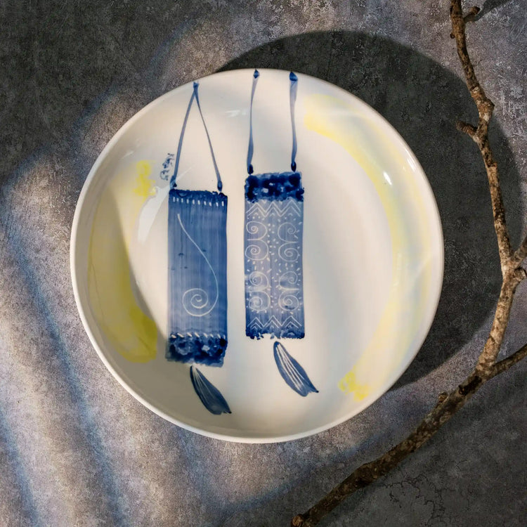 Unique Ceramic Plate Set - Forest Breeze