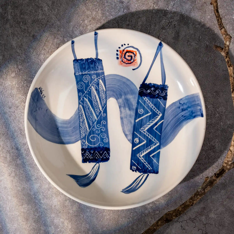 Unique Ceramic Plate Set - Forest Breeze