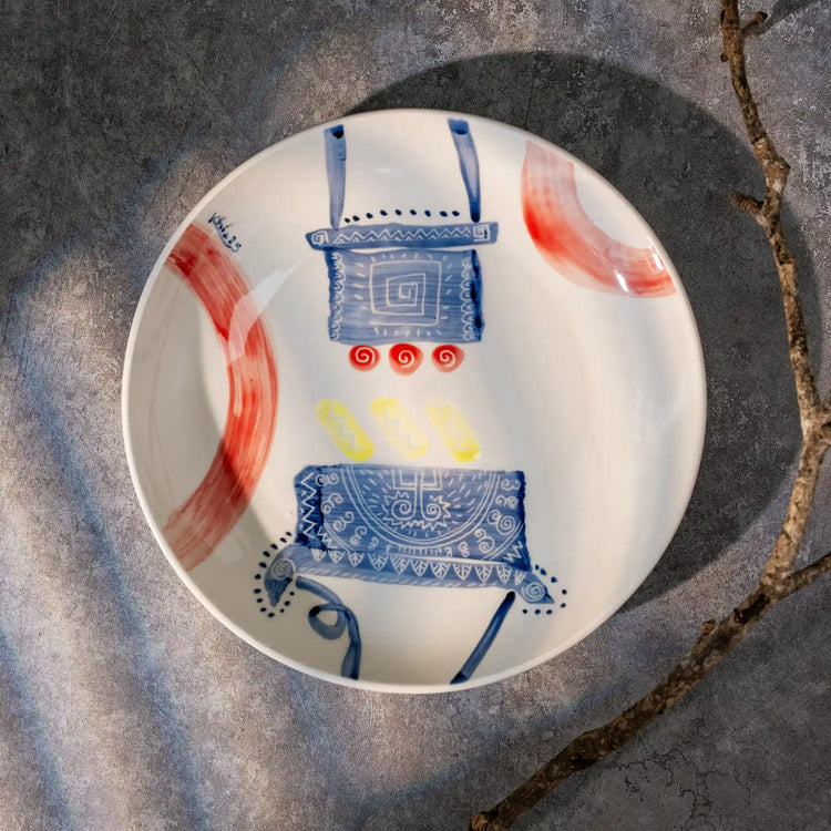 Unique Ceramic Plate Set - Jungle Jingle
