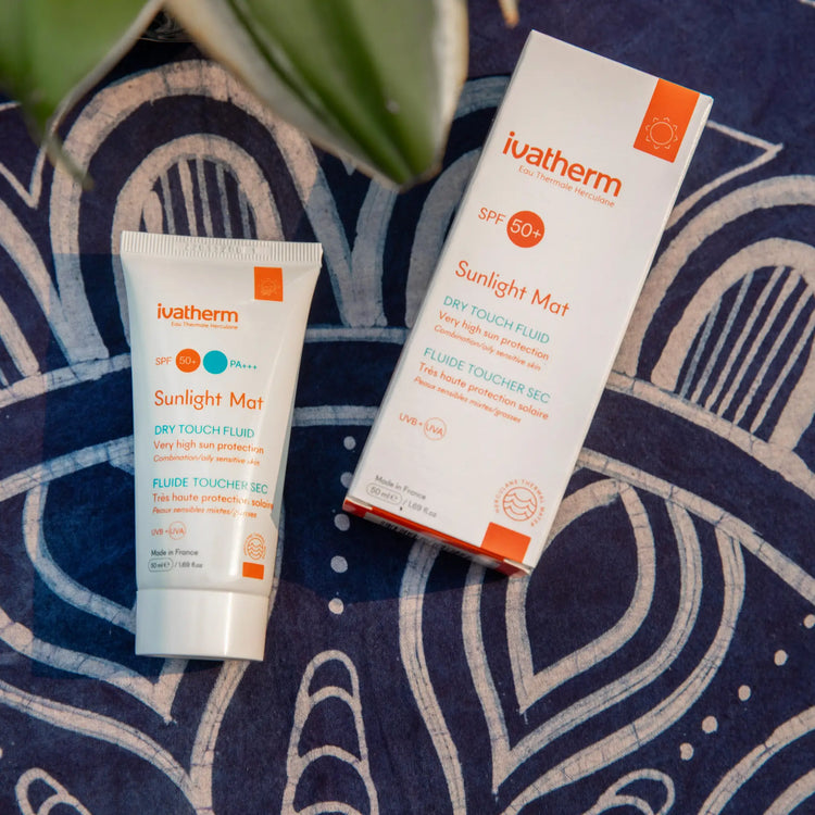 Suncream Ivatherm Sunlight Mat SPF50+