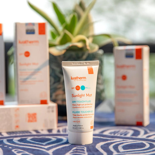 Suncream Ivatherm Sunlight Mat SPF50+