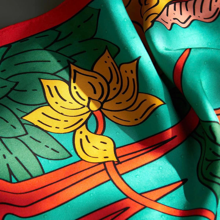 Happiness Silk Scarf