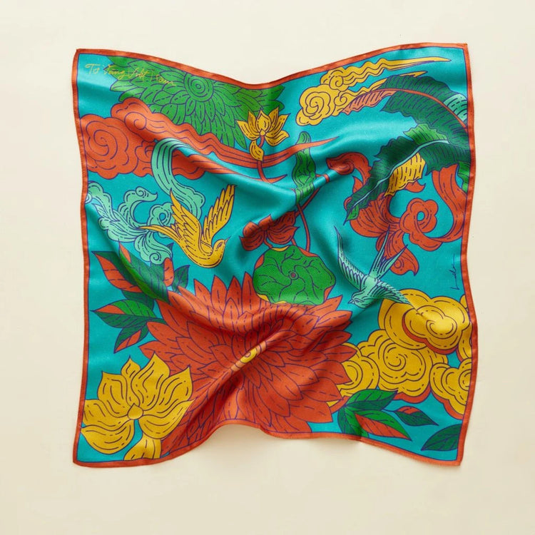 Happiness Silk Scarf