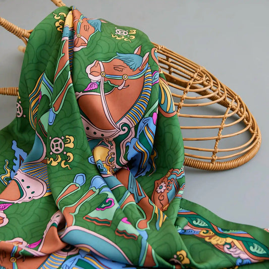Happy Horse Silk Scarf