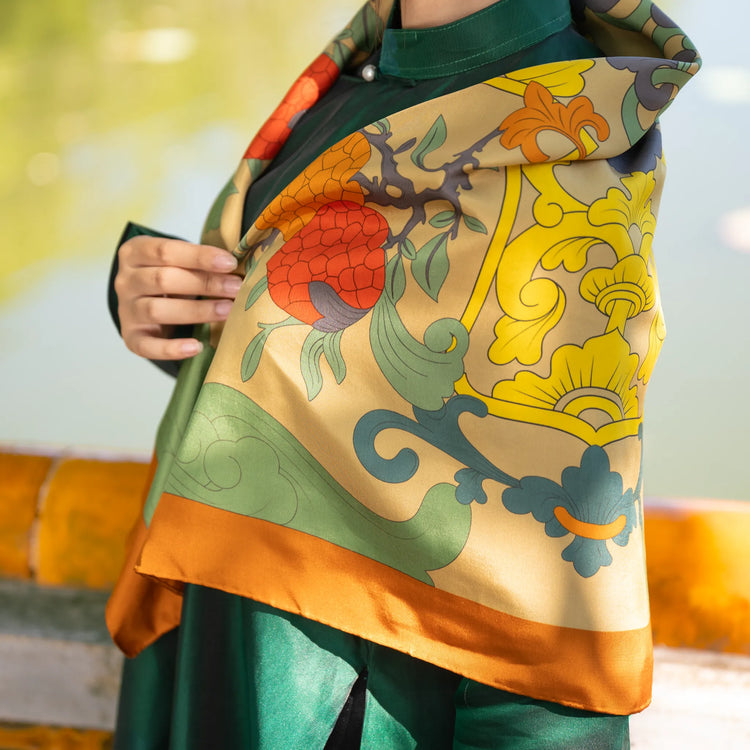 Fullfillment Of Fortune Silk Scarf