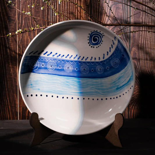 Unique Ceramic Plate Set - Northwest Soul #11
