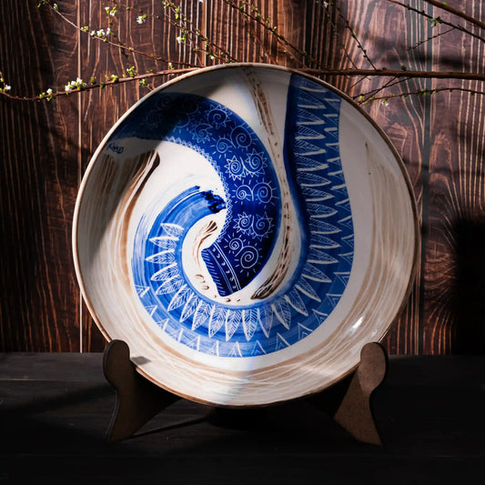 Unique Ceramic Plate Set - Northwest Soul #12