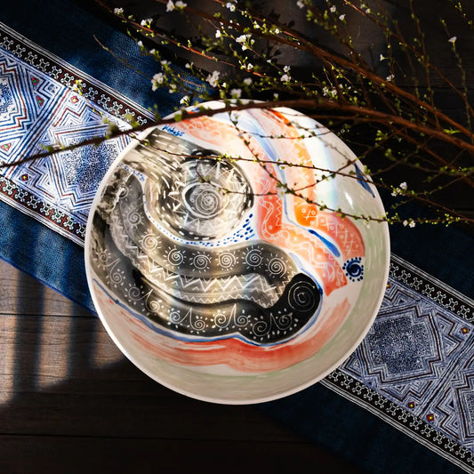 Unique Ceramic Plate Set - Northwest Soul #14