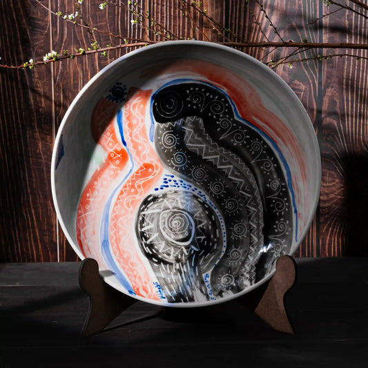 Unique Ceramic Plate Set - Northwest Soul #14
