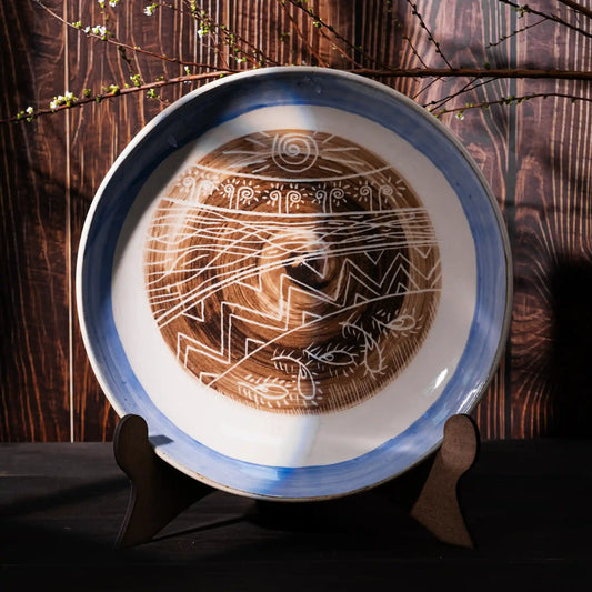 Unique Ceramic Plate Set - Northwest Soul #16