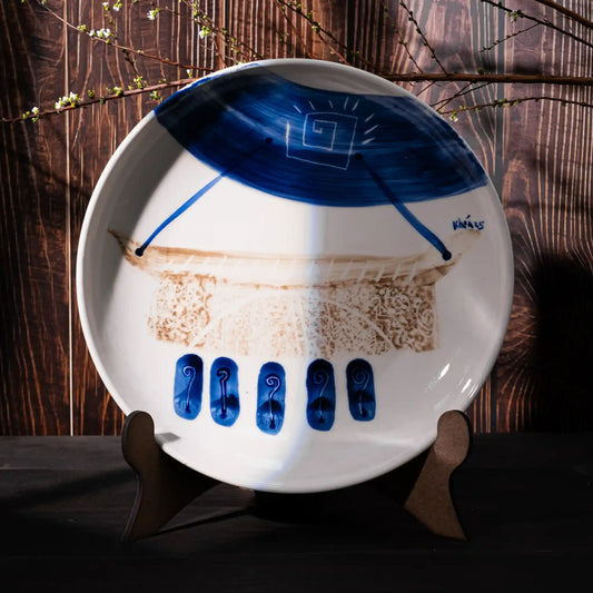 Unique Ceramic Plate Set - Northwest Soul #19