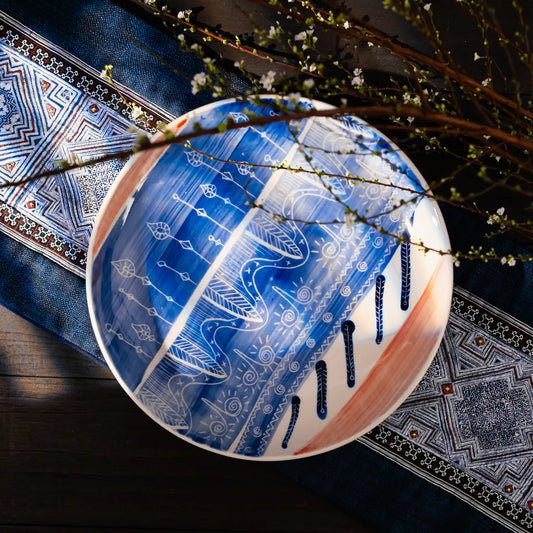 Unique Ceramic Plate Set - Northwest Soul #22