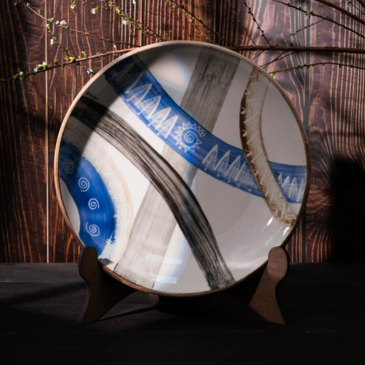 Unique Ceramic Plate Set - Northwest Soul #29