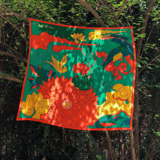 Happiness Silk Scarf