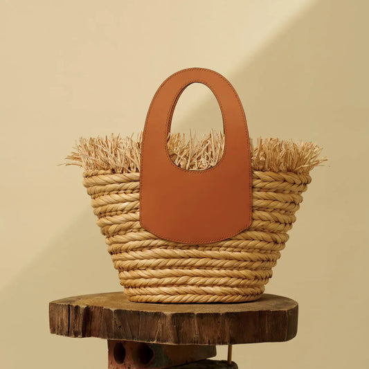 SILAS Woven Handbag