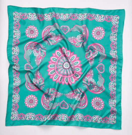 Dragon Cloud Silk Scarf (110cm)